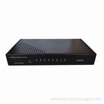 8-port plastic Ethernet switch
